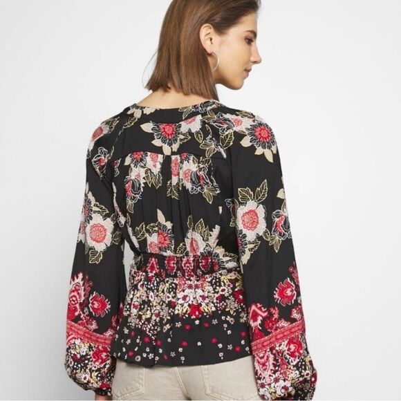 Free people run free floral blouse - Picture 2 of 5